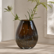 Argilla Vase - Small — compact sculptural vase with sediment-like base