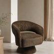 brown occasional chair