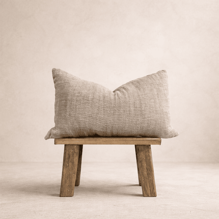 Audrey Linen Cushion Cover — Bone | Coastalis Living + Design