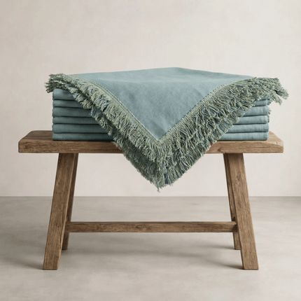 Aurora Tablecloth — Cornflower | Coastalis Living + Design