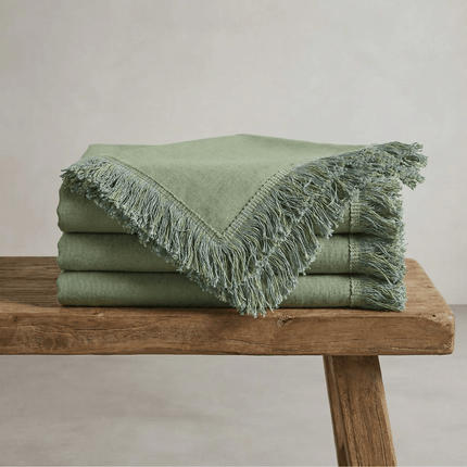 Aurora Tablecloth — Sage | Coastalis Living + Design