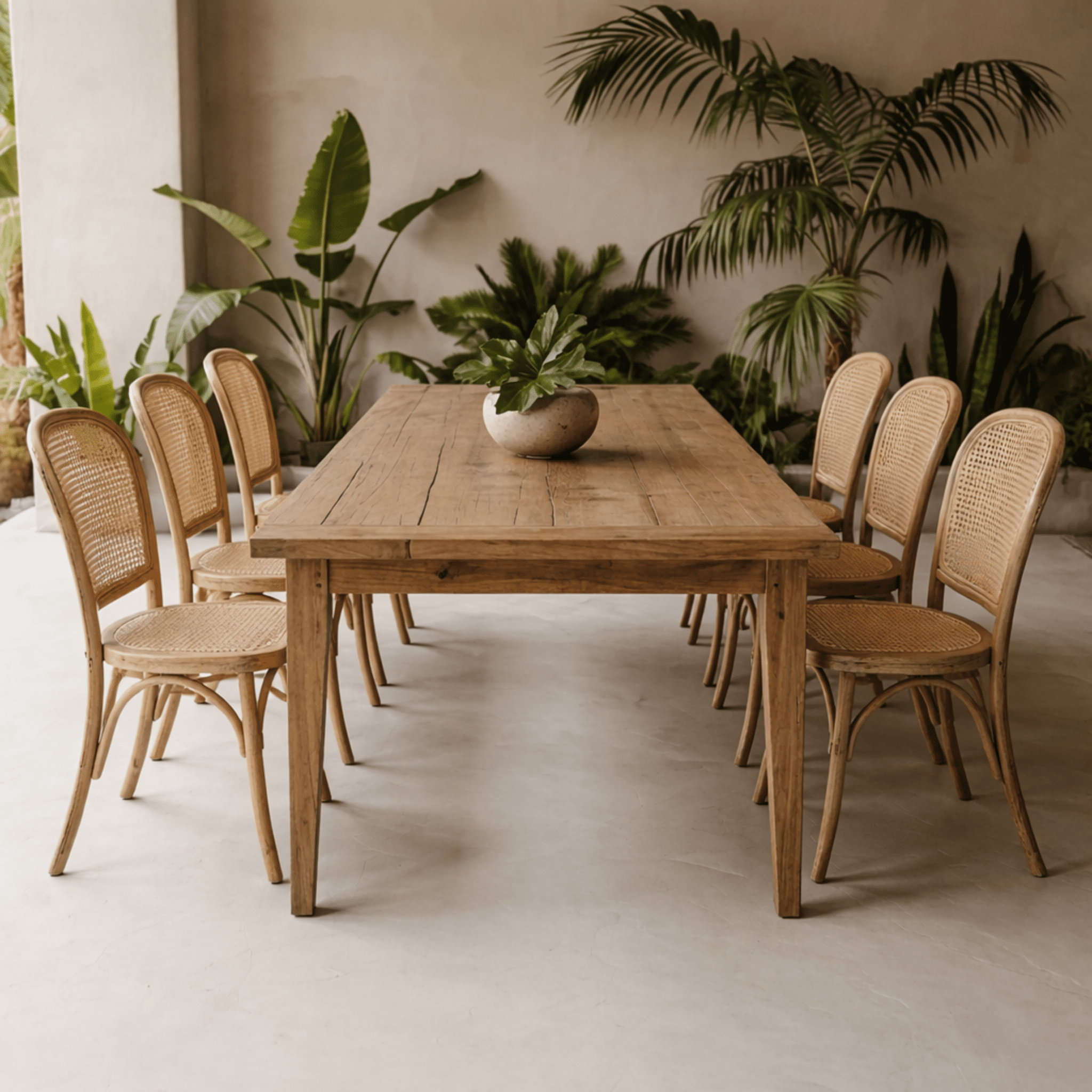 Bahamas Cane Dining Chair — Natural | Coastalis Living + Design
