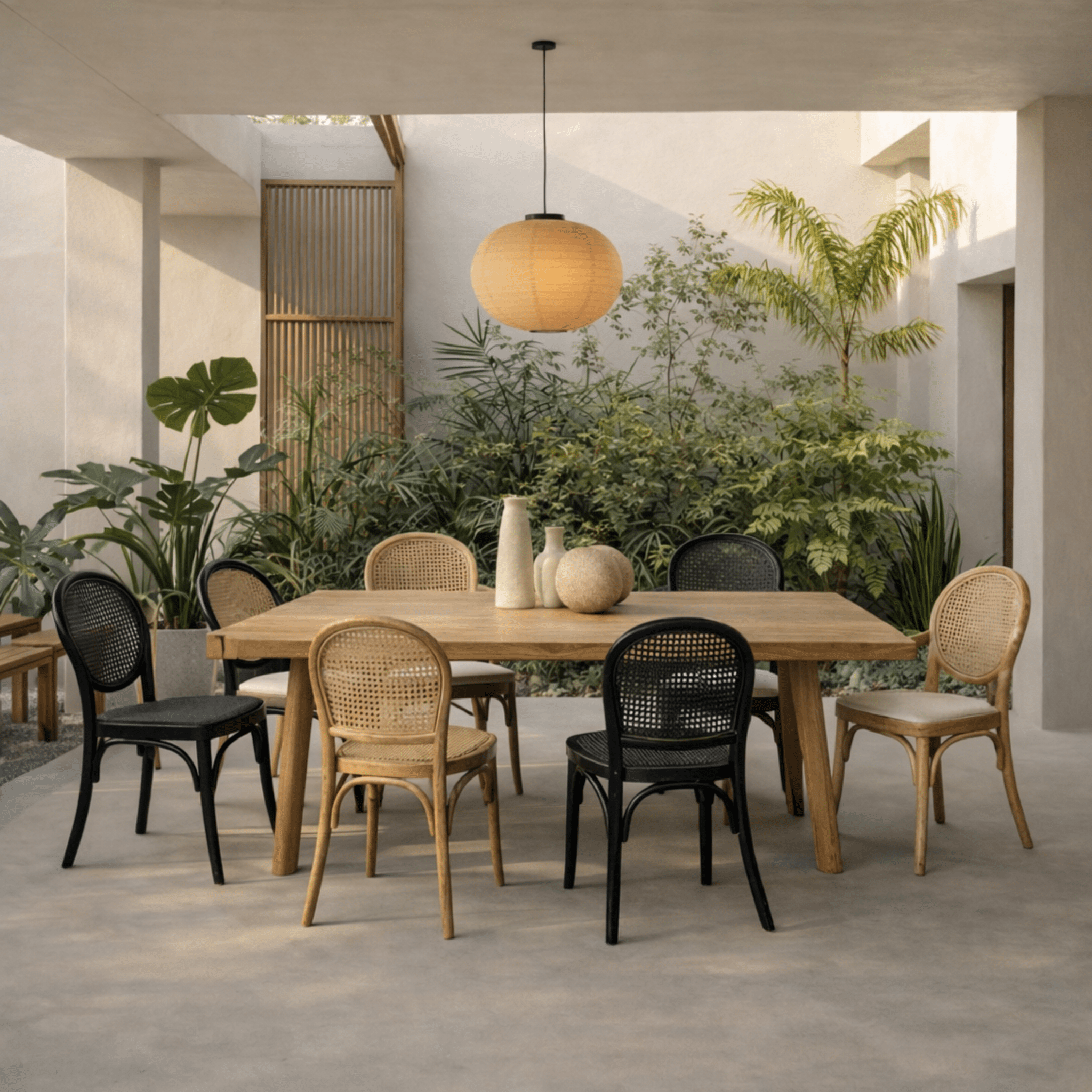 Bahamas Cane Dining Chair — Natural | Coastalis Living + Design