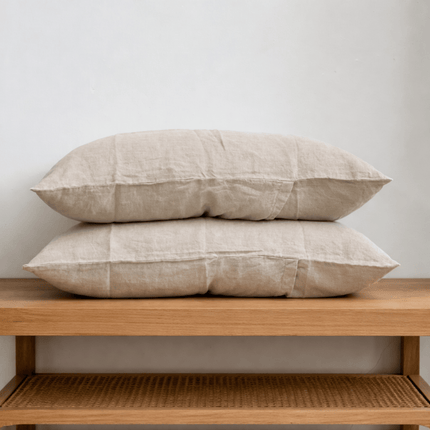 Basics Linen Quilt Cover — Natural | Coastalis Living + Design