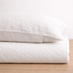 Basics Linen Quilt Cover — White | Coastalis Living + Design