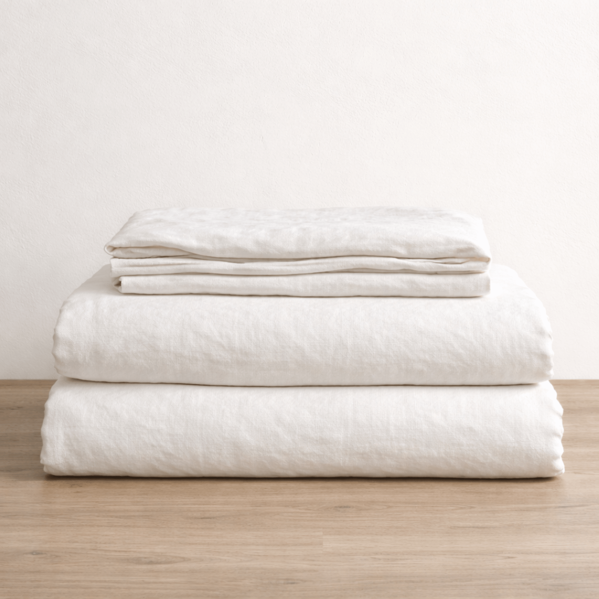 Basics Linen Quilt Cover — White | Coastalis Living + Design