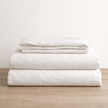 Basics Linen Quilt Cover — White | Coastalis Living + Design
