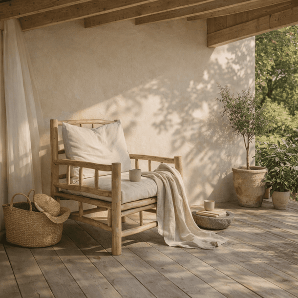 Bermuda Armchair with Cushion | Coastalis Living + Design