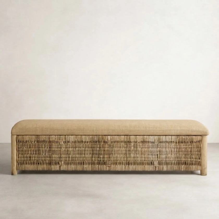 Calma Wicker Bench