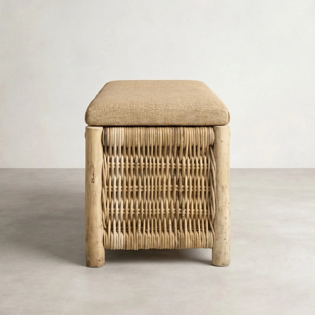 Calma Wicker Bench