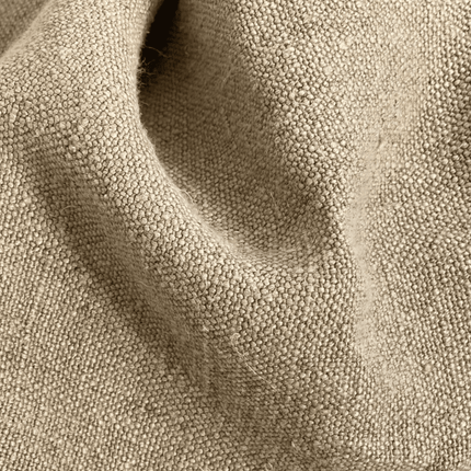 Briar Reversible Frayed Linen Cushion Cover — Natural & White Long Lumbar Statement - Coastalis