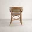 Cana Dining Chair — hand-finished rattan frame in mud grey
