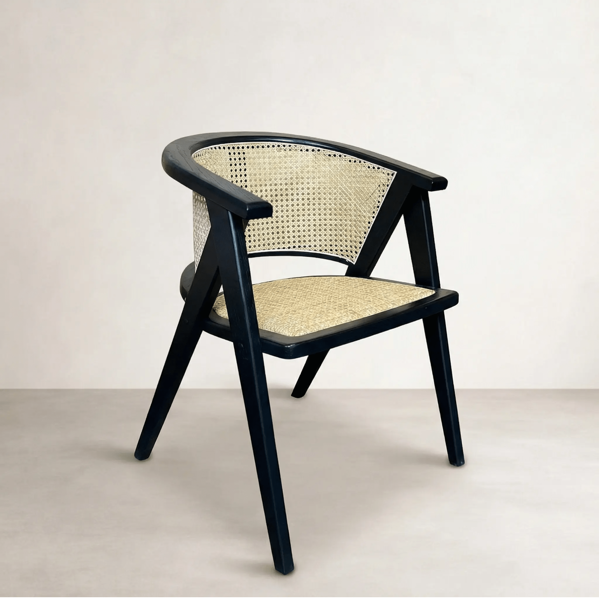 Esperance Chair — Black and Natural | Coastalis Living + Design