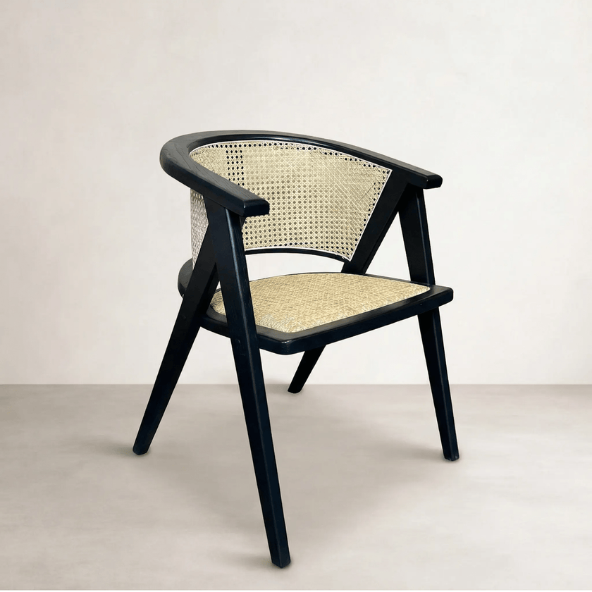 Esperance Chair — Black and Natural | Coastalis Living + Design