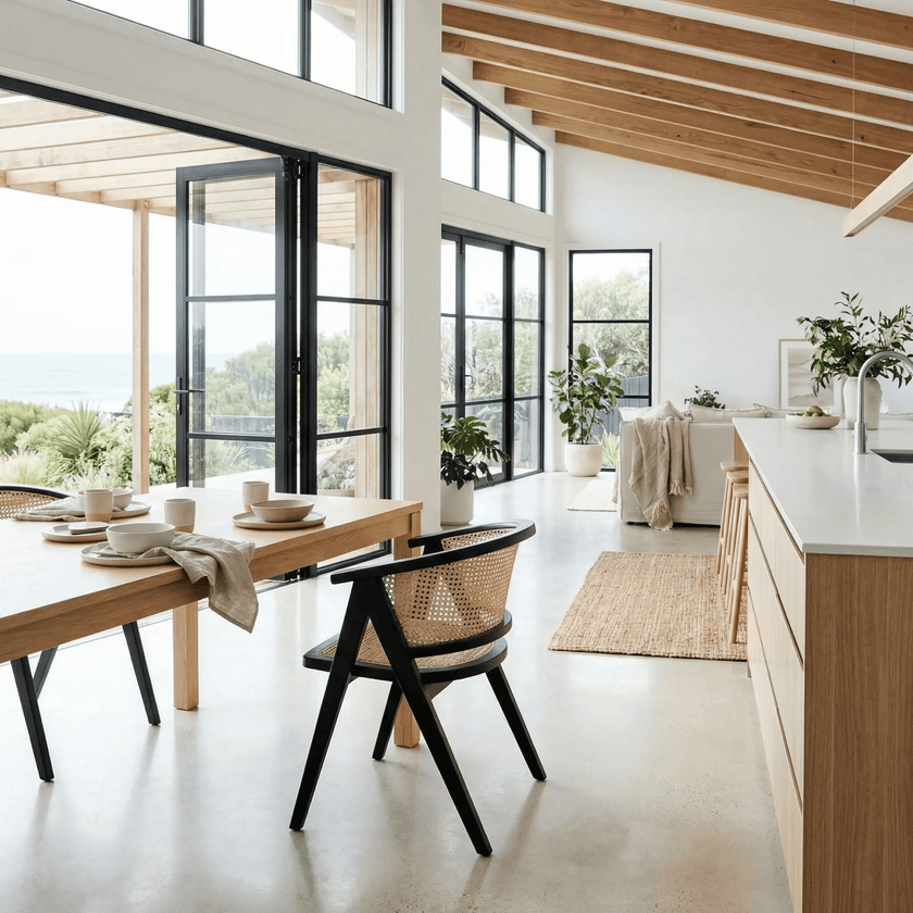 Esperance Chair — Black and Natural | Coastalis Living + Design