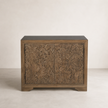 Castaway 2 Door Cabinet - Mud Grey