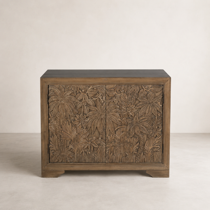 Castaway 2 Door Cabinet - Mud Grey