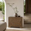 Castaway 2 Door Cabinet - Mud Grey