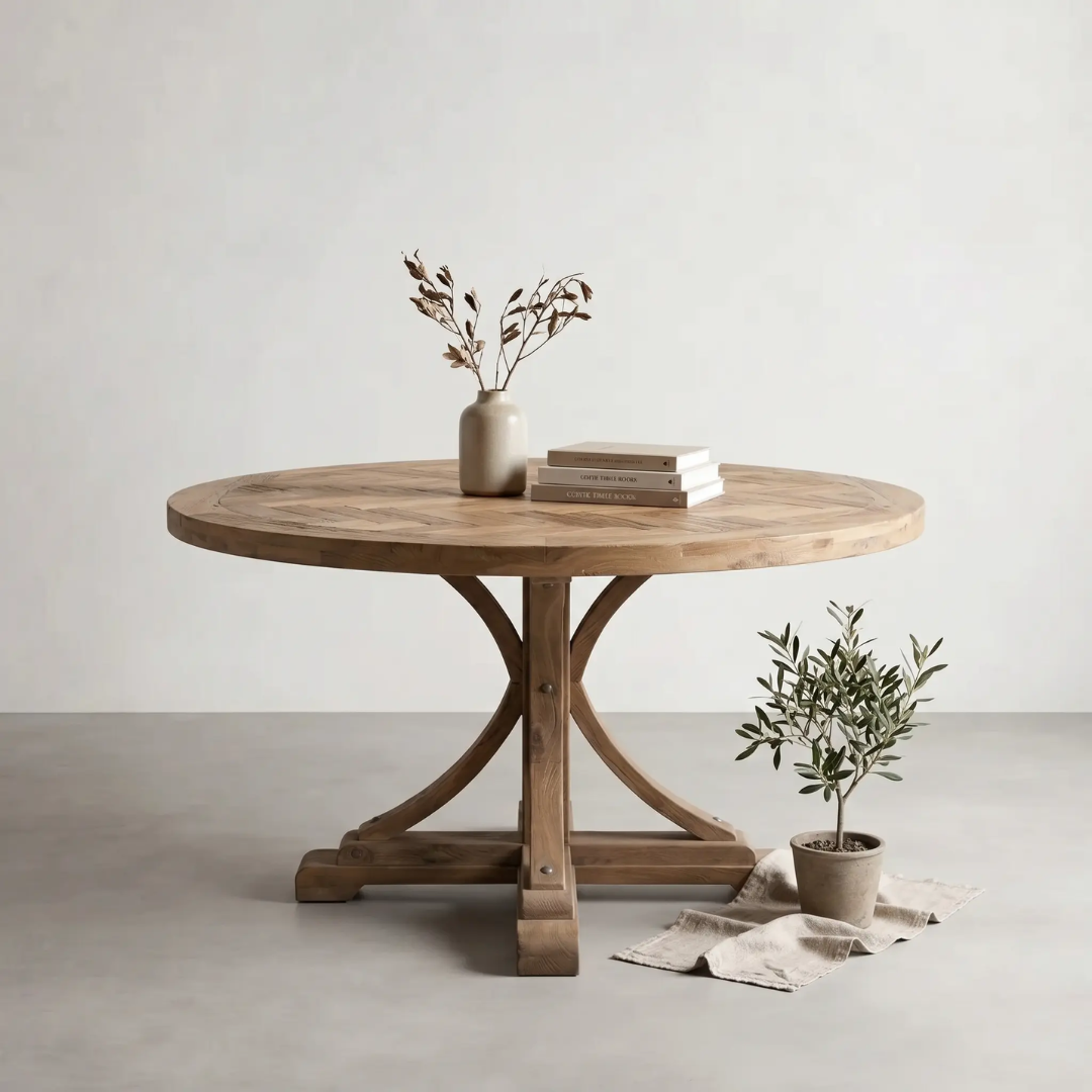 round dining table