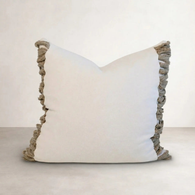 Aperitif Linen Cushion — Off White / Natural