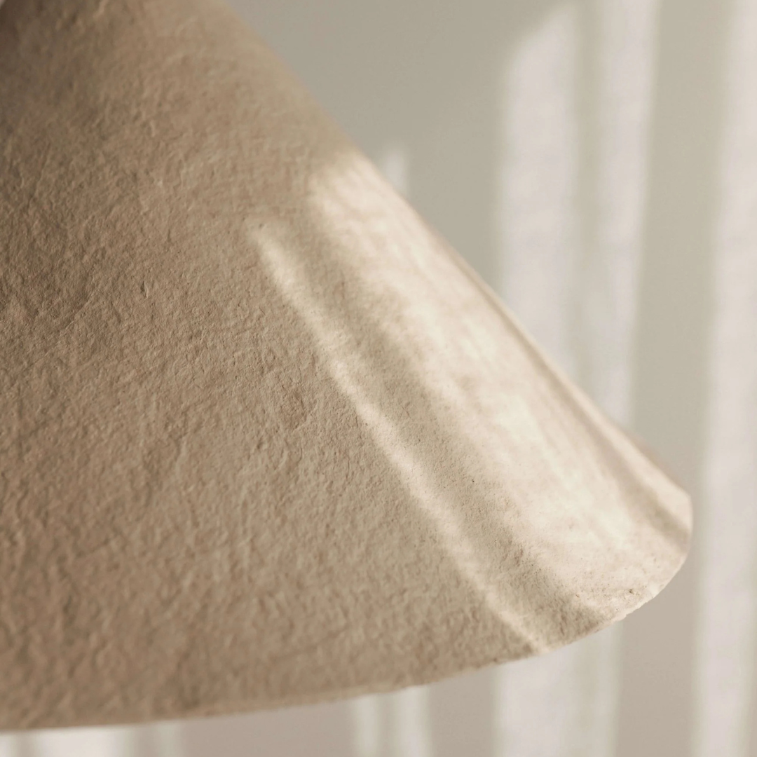 artisan pendant light cream