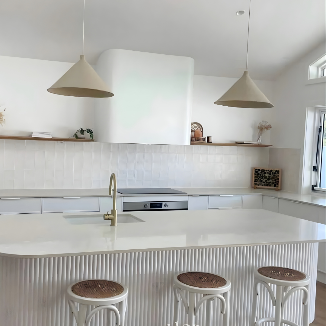 artisan pendant light cream