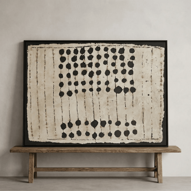 Ochre Rhythm Canvas Wall Art | Coastalis Living + Design