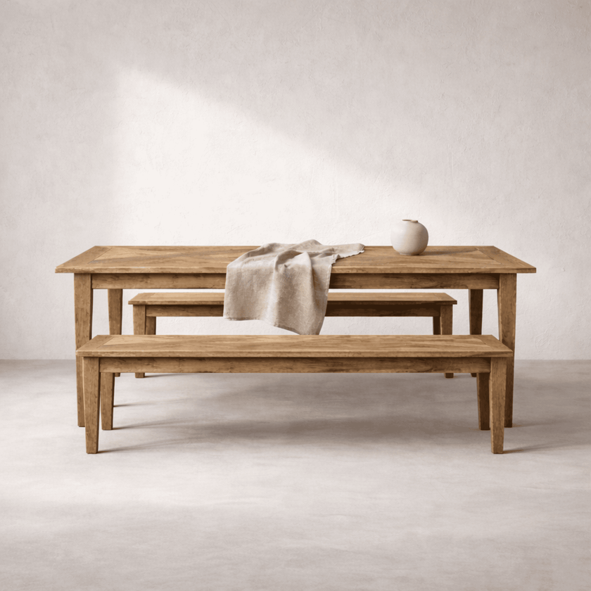 Dunes Dining Tables — Parquet Elm | Coastalis Living + Design