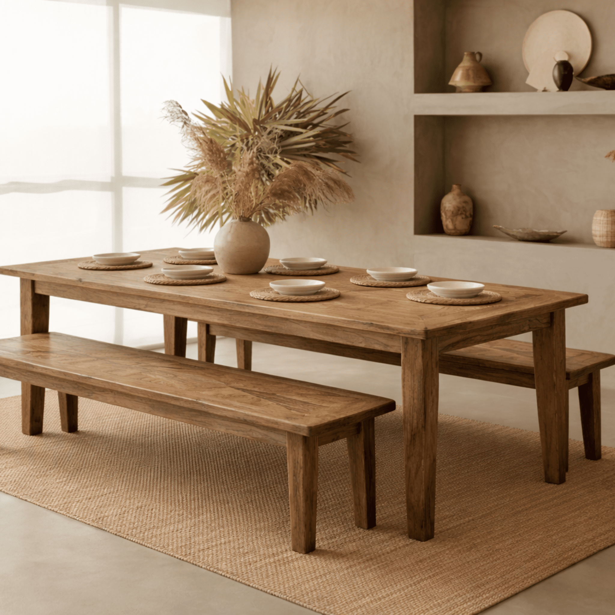 Dunes Dining Tables — Parquet Elm | Coastalis Living + Design