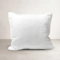 Luca Linen Outdoor Cushion - Off White