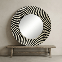 Mel — Optical Illusion Tribal Mirror