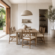 Nido Dining Chair — light natural rattan dining seat