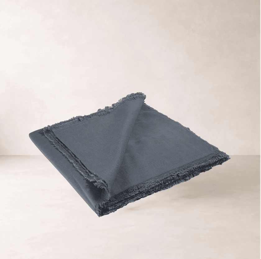 Panama Tablecloth — Denim | Coastalis Living + Design