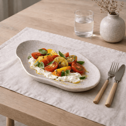 Scarletti Plate — Eggshell | Coastalis Living + Design