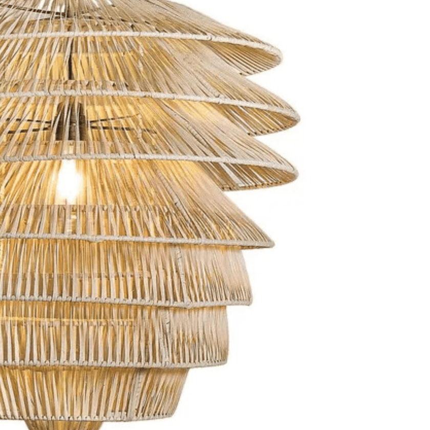 The Saba Rattan Ceiling Pendant - Coastalis