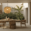 The Saba Rattan Ceiling Pendant - Coastalis