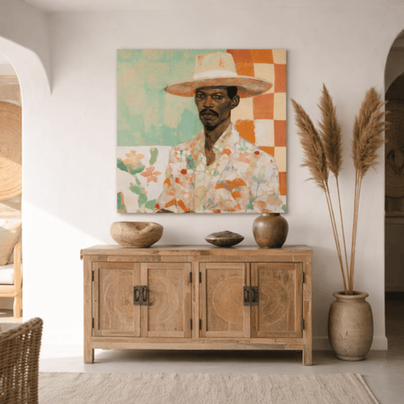 Valiente — Canvas Print (120 × 120 cm) | Coastalis Living + Design